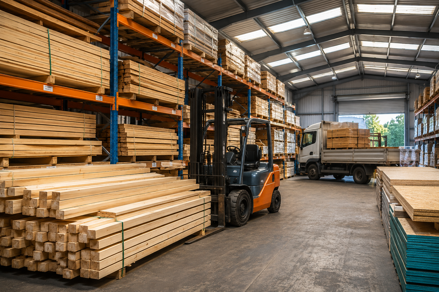 Négoce de bois de chauffage et bois dérivés