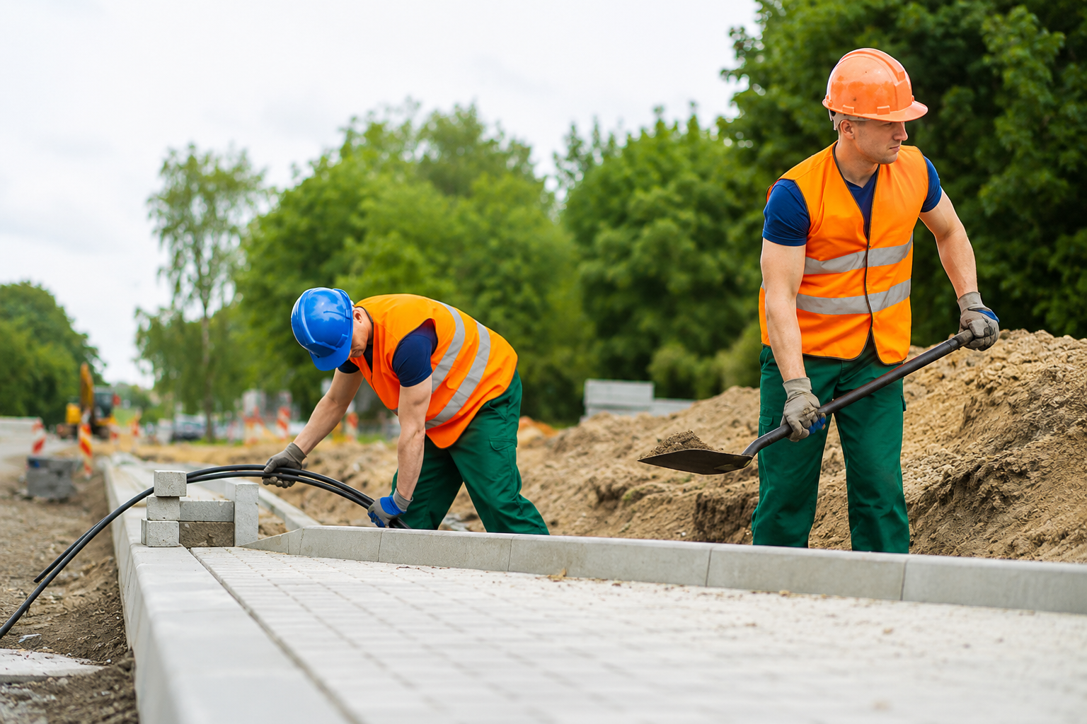 Travaux de voiries et réseaux humides